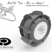 palmiga rc-araba basilisk lastikler aracı filaflex esnek filament deniz uçağı ninjaflex ninja flex openrc yenilik rc araba kauçuk rubber3dprinting 3d print model - Mito3D