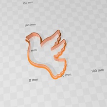 paloma comunione cookie cutter casa il piccione palmolive i frese 3d print model - Mito3D