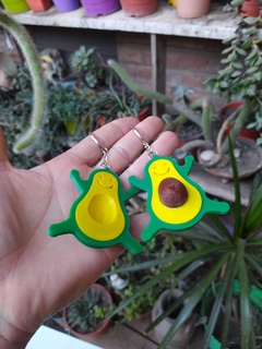 palta llaveros aguacate llavero avocado key ring 3d print model - Mito3D