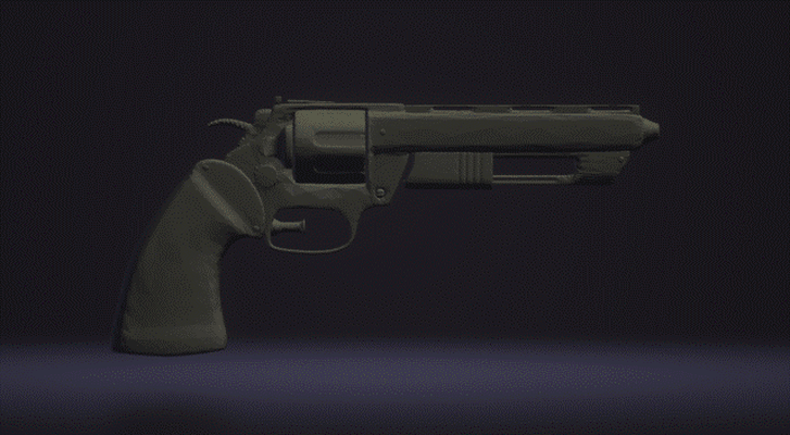 kumpelwort revolver kumpelwelt waffen spiele video monde kumpels kumpel welt gewehr 3d print model - Mito3D