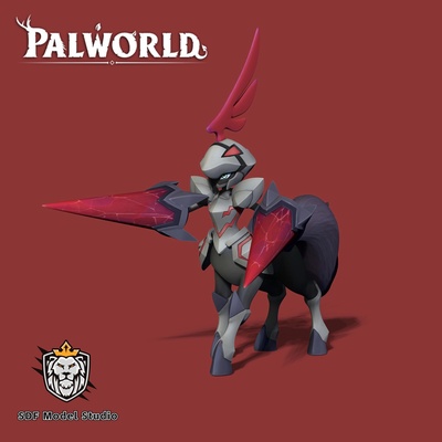 palworld blackcentaur animals 3d print model - Mito3D