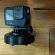 Pfanne Neigung gopro Mauer montieren Kamera 3d print model - Mito3D