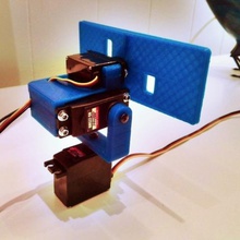 pan tilt rotolo fotocamera pod fpv strumento 3d print model - Mito3D