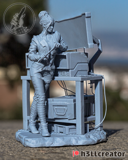 panam palmer cyberpunk 2077 auto meccanico fan arte gioco jackie Welles v Judy alvarez hack cyber impianti Johnny silverhand 3d print model - Mito3D