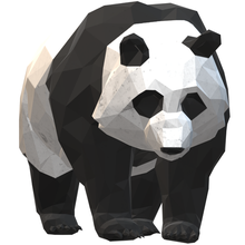 panda art animal 3d print model - Mito3D