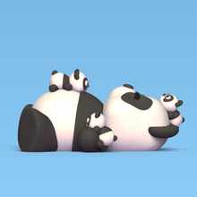 panda babies art panda panda babies puppies cute panda cute sculpture animal toy art toy miniatures cartoon