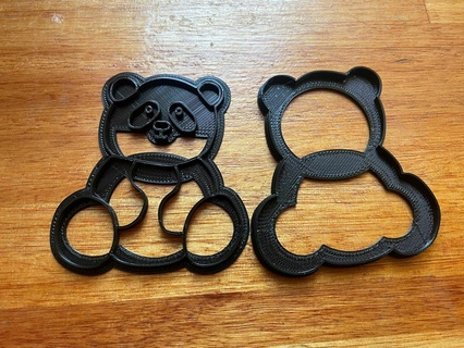 panda orso biscotto taglierina 3d print model - Mito3D