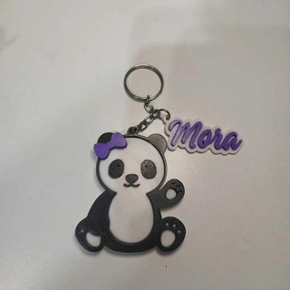 panda bear keychain Jewelry babyshower baby shower osa 3d print model - Mito3D