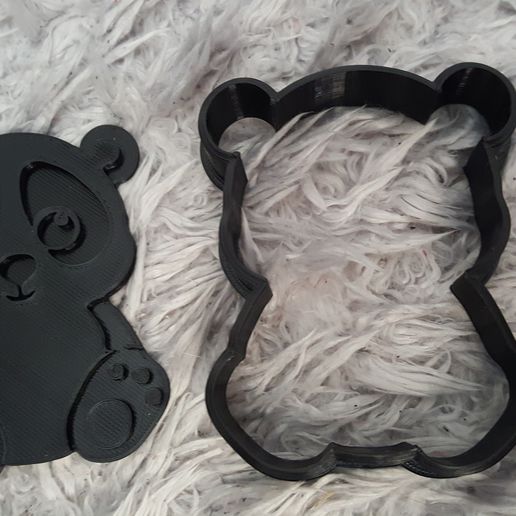 Panda biscuit mignon 3D print model - Mito3D