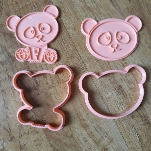 panda cutter 3D print model - Mito3D