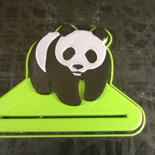 panda dentifrice la maison le ménage 3D print model - Mito3D