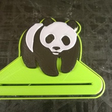 panda dentifrice home household 3d print model - Mito3D
