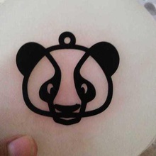panda keychain various key ring animal bear natural china 3d print model - Mito3D