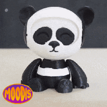 panda moodis 3d print model - Mito3D