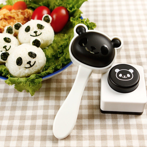 panda nori, arroz molde de cozinha casa 3D print model - Mito3D