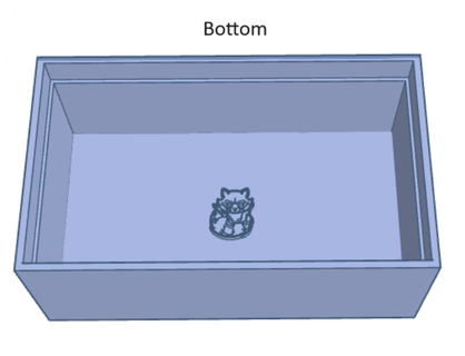 panda prints 3d box Tools 3d printing storage box screw and washer tray  3d print model - Mito3D