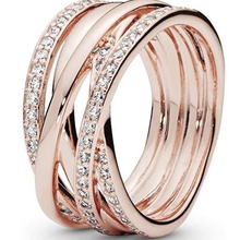 pandora diamond ring jewelry luxury fashion platinum diamonds elegant romance gold girl cute printable gem silver valentine bracelet engagement rings 3d print model - Mito3D
