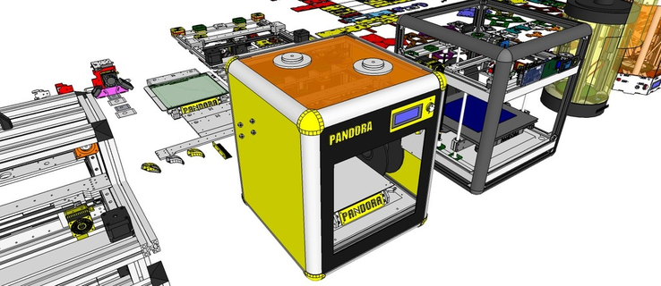 pandora dxs - diy 3d printer design Tools auto bed leveling camera corexy h-bot marlin octoprint opensource raspberry pi wifi printers 3d print model - Mito3D