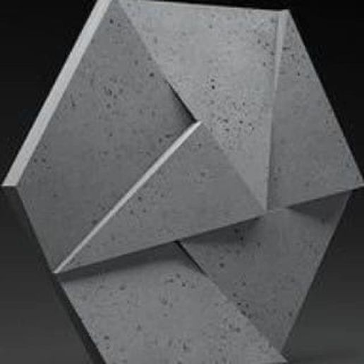 painel 3d triângulos arquitetura panel3d parede decoração cnc 3D print model - Mito3D