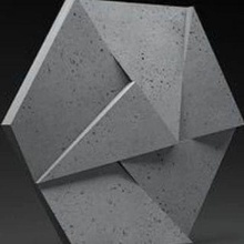 pannello 3d triangoli architettura panel3d parete decorazione cnc 3d print model - Mito3D