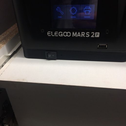 Panel elego Mars 2 Profi Quecksilber + Schalter 3D print model - Mito3D