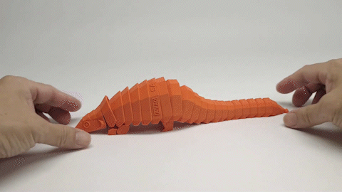 pangolin bracelet pangolin bracelet 3d print model - Mito3D