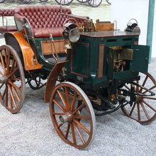 panhard levassor phaeton tonneau 1894 game 1890s 1893 1895 1900 1900s ancestor french car oldtimer vehicles 3d print model - Mito3D
