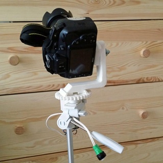 panorâmico cabeça panorâmica 360 foto fotografie motorizado Nikon panorama panoramahead gadget 3d print model - Mito3D