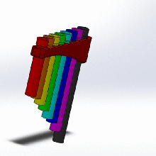 flûte 3d print model - Mito3D