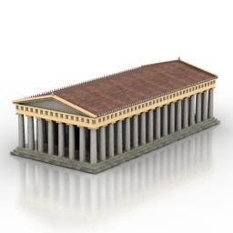 panteão têmpora Roma arquitetura 3d print model - Mito3D