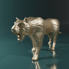 panther deco Dekoration Juwel tiger lion leopard Haus Kunst Skulptur 3d print model - Mito3D
