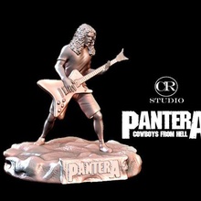 panther dimebag darell rock musicians music metal character sound person 3d print model - Mito3D