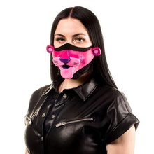panter maskesi moda maske gülümsemek koronavirüs covid 19 3d print model - Mito3D