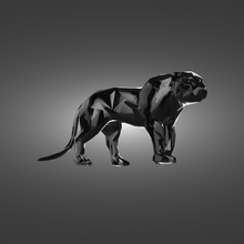 Panther low poly 3d print model - Mito3D