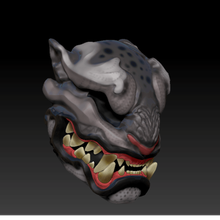 panther máscara de rímel pantera a arte leon tigre animais 3d print model - Mito3D
