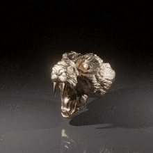 panther ring jewelry tiger art jewellery 3d print model - Mito3D
