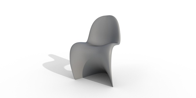 panton cadeira brinquedo arte 3d 3d print model - Mito3D