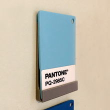 pantone chip wall mount bracket home organization 3d print model - Mito3D