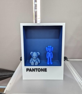 Pantone Anzeige Box Rahmen 3d impresion3d 3d print model - Mito3D