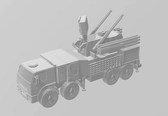 pantsir s1 air defence military russia miscellaneous uncategorized 3d print model - Mito3D