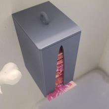 calcinha forro distribuidor parede montável banheiro mulheres monte almofada suporte discreto apoia 3d print model - Mito3D