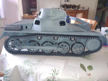 panzer 1 lower body rc 6 scale 3d print model - Mito3D