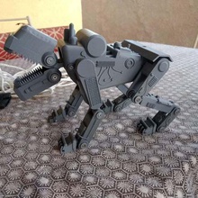 panzerhund robot perro de ataque juego modelo robots wolfenstein el cachorro panzer 3d print model - Mito3D