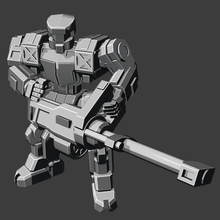 panzerschreck bilim kurgu robot oyun 6 mm wargaming araç 3d print model - Mito3D