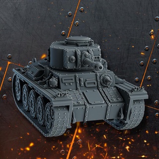 equipe armas tanque sci fi veículo jogos guerra arma pesado alemão ww2 tampo mesa 28mm alternativo Panzer procuração escuro Dakkadakka hwt 3d print model - Mito3D