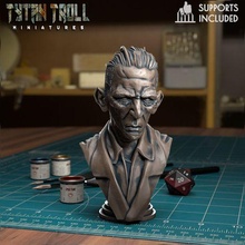 paolo pre supported Jeu dnd miniature minis mini donjons dragons 32mm tytantroll miniatures Patreon buste 3d print model - Mito3D