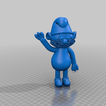 papa smurf jogo brinquedo 3d print model - Mito3D