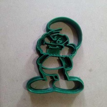 os cookies cortador de papai smurf a casa pai 3d print model - Mito3D