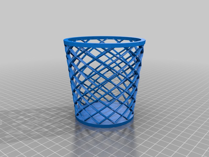 papelera customized containers 3d print model - Mito3D