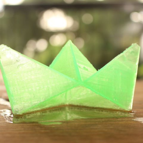 paper boat 2 game ship 3D print model - Mito3D